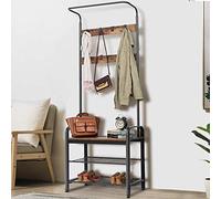 Attaccapanni Appendiabiti Panca Scarpiera Metallo Ingresso Design Moderno