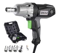 BAKAJI Avvitatore Elettrico Pneumatico ad Impulsi 4050 330Nm Attacco 1/2" Manico