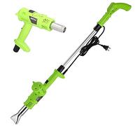 Bakaji Bruciatore Erba Elettrico 2000W Diserbante Termico Per Erbacce Manico Telescopico + Pistola Temperatura Selezionabile 80/600 Gradi con 4 Beccucci Intercambiabili Manutenzione Giardino