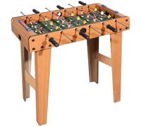 BAKAJI Calcio Balilla in Legno per Bambini e Adulti, Biliardino da Casa con Pallina e Segnapunti, Gioco di Gruppo, Calcetto da Tavolo con Maniglie Antiscivolo, Idea Regalo 69 x 37 x 62 cm