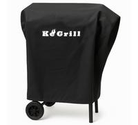 BAKAJI Cover Barbecue a Gas Professionale BBQ 3-4 Fuochi, + Copertura Impermeabile e Resistente ai Raggi UV e Alle Intemperie, Protezione Custodia Resistente Antistrappo (Cover)