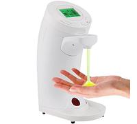 BAKAJI Dispenser Sapone Automatico Erogatore Dosatore per Gel e Sapone Liquido con Sensore a Infrarossi in ABS Bianco per Bagno e Cucina Capacità 250 ml Dimensioni 10,5 x 7,5 x 19 cm
