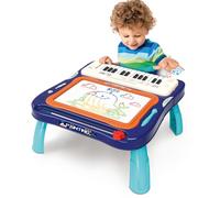 BAKAJI Lavagna Magnetica con Pianola per Bambini Giocattolo Creativo ed Educativo con Suoni, Piano Musicale con Lavagnetta per Sviluppare e Abilità, Idea Regalo Perfetta per Disegno, Musica, Creazione