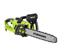 BAKAJI Motosega Elettrica 2400W, Elettrosega a Catena con Lama 40 cm per Tagliare Rami e Legno, Sega con Velocità 15m/s, Taglio Massimo 35 cm Diametro e Alimentazione 220/240V - 50Hz