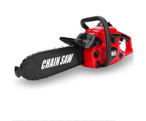 BAKAJI Motosega Giocattolo per Bambini con Luci e Suoni Realistici, Elettrosega Gioco con Catena Girevole Fedele Riproduzione, Playset Idea Regalo per Bambino Bambina, Curata in Ogni Dettaglio