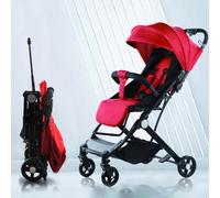 Passeggino Easy Ultra Leggero Rosso Chiusura Facilitata Salvaspazio Portata 15kg