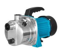 BAKAJI Pompa da Giardino in Acciaio Inox per Irrigazione, Potenza 800 Watt, Portata Massima 3200 l/h, Elettropompa Pressione Massima 4 bar e Cavo da 1.2 Metri, Ideale per Pozzi, Serbatoi, Irrigare