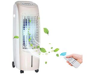 Bakaji Raffrescatore Rinfrescatore Ventilatore Umidificatore Inizzatore d'aria Air Cooler Massima Potenza Raffreddamento Serbatoio 15 Litri Ghiaccio Acqua Filtro Antipolvere Timer e Telecomando