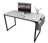 Scrivania Tavolo Porta Pc Legno Metallo con Organizer Design Moderno Bianco Nero