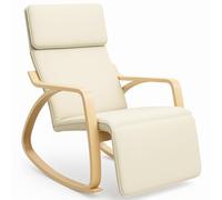 Sedia A Dondolo Bakaji: Beige