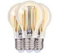 BAKAJI Set 3 Lampadine Led Smart Home Dimmerabile 60 Watt Luce Bianco Caldo, Compatibile con Amazon Alexa e Google Home con App, Controllo Vocale, Lampadina Intelligente Attacco E27