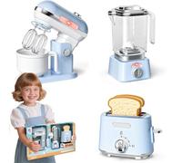 Elettrodomestici da Cucina Giocattolo con Blu Planetaria Frullatore Tostapane