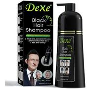 BAKAJI Shampoo per Capelli Neri Coprente 400 ml Ideale per Uomo e Donna, Istantaneo per Donare Luce e Colore, Tintura per Coprire Capelli Grigi e Bianchi, Colorante per Radici e Cute Forte e Nutriente