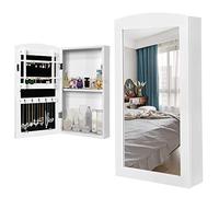 Specchiera Portagioie Parete Armadietto con Specchio Muro Porta Gioielli 60x30cm