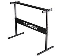 Bakaji Supporto per Tastiera Musicale Stand Portatastiera Pianola Elettronica Struttura in Metallo Altezza regolabile Piedini Antiscivolo