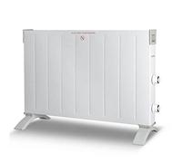 Bakaji Termoconvettore Stufa Elettrica a convenzione Potenza 1250 / 2500W Termostato Regolabile Corpo in Metallo Sottile