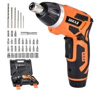 Bakaji Trapano Avvitatore Cacciavite Elettrico 3.7V 1.300mAh Batteria Ricaricabi