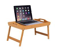 Vassoio da letto in bambu con gambe pieghevole per colazione 50 x 30 x 21 cm