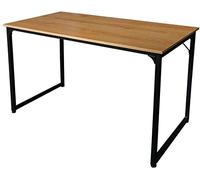 Scrivania Tavolo Porta PC Legno Metallo Casa Ufficio Design Industriale Noce