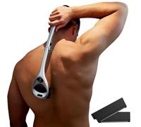 Bakblade SilverBak - Rasoi da uomo 2.0: rasoio per capelli fai da te, tecnologia lama di sicurezza e manico ergonomico, rasatura a secco e bagnato (lame extra incluse)