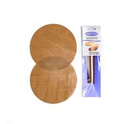 Bake-O-Glide Cerchi Pre-Tagliati, Tessuto di Vetro Rivestito in 100% PTFE, Marrone, 12 Inches