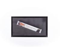 Bake-O-Glide HOB295-B EDGED - Protezione per piano cottura a induzione (2 anelli), nero, 295 x 520 mm