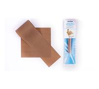 Bake-O-Glide SQPCT200 - Rivestimento per pareti e Quadrati, in Tessuto di Vetro Rivestito in 100% PTFE, Colore: Marrone