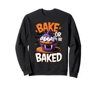 Bake or Be Baked Funny Baking Vampires Halloween Felpa