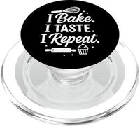 Bake Taste Repeat First Mothering Sunday Cute Baking Mom PopSockets PopGrip per MagSafe