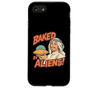 Baked by Aliens - Funny Retro Sci-Fi vintage UFO humor Custodia per iPhone SE (2020) / 7/8