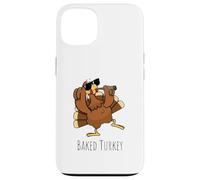 Baked Turkey 420 Smoking Marijuana, divertente meme Stoner Weed Custodia per iPhone 13