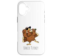 Baked Turkey 420 Smoking Marijuana, divertente meme Stoner Weed Custodia per iPhone 16 Plus