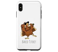 Baked Turkey 420 Smoking Marijuana, divertente meme Stoner Weed Custodia per iPhone XS Max