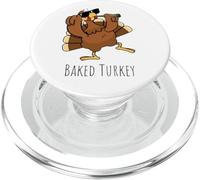 Baked Turkey 420 Smoking Marijuana, divertente meme Stoner Weed PopSockets PopGrip per MagSafe