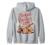 Baked with Nana's Love Mattarello Cookie Design Felpa con Cappuccio