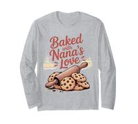 Baked with Nana's Love Mattarello Cookie Design Maglia a Manica
