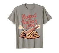 Baked with Nana's Love Mattarello Cookie Design Maglietta