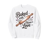 Baked with Nana's Love - Mattarello Design Felpa