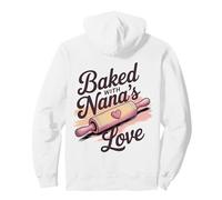 Baked with Nana's Love Mattarello Design Felpa con Cappuccio