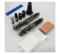 Bakelite A Clarinetti Chiavi Placcati In Argento 17 Tasti Con Cassa Del Custodia Clarinetti