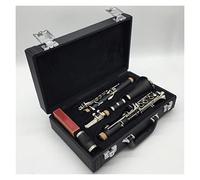 Bakelite A Clarinetti Clarinetto Professional Placcato Argento Placcato 17 Chiavi Con Cassa Cadute