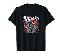 Bakeneko Evil Yokai Cat Japanese Horror Spirit Maglietta