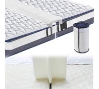 BAKENLON Unisci Materassi Singoli in Matrimoniale, Cuneo per Materassi 200 * 30cm, Ponte per Due Materassi Singoli, Fascia e Cinghia per Unire Due materassi Singoli (con Rivestimento Lavabile)