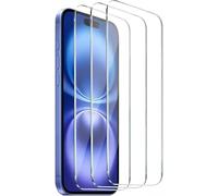 Baker 3 pellicole protettive in vetro temperato per iPhone 15 Plus, privo di graffi, durezza 9H, pellicola protettiva HD, 0,33 mm, ultra trasparente