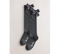 Baker by Ted Baker Calze al ginocchio con fiocco traforato per il ritorno a scuola di Baker by Ted Baker 2 confezione uk125eu31 Grigio