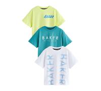 Baker by Ted Baker Maglietta blu / blu ciano / limone / bianco Bambini Baker by Ted Baker 122