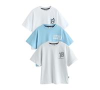 Baker by Ted Baker Maglietta blu chiaro / grigio / nero / bianco Bambini Baker by Ted Baker 104
