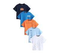 Baker by Ted Baker Maglietta blu / navy / blu chiaro / arancione / bianco Bambini Baker by Ted Baker 128