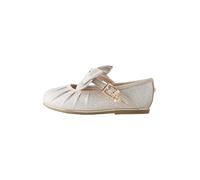 BAKER BY TED BAKER Ragazza Scarpe Mary Jane per Occasioni Speciali con Fiocco Gold Glitter 24