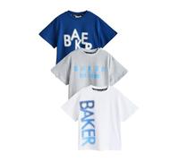 BAKER BY TED BAKER Ragazzo Confezione da 3 T-Shirt Blue/Grey/White 10 Anni
